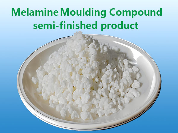 Semi finished product of melamine powder